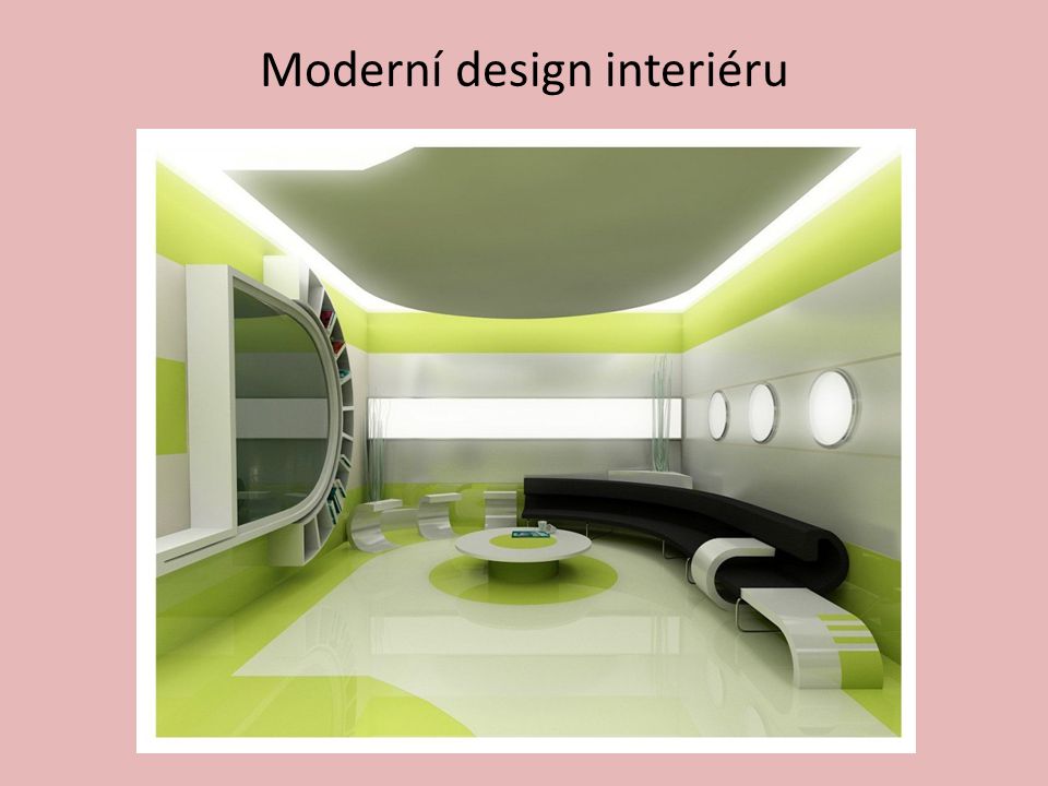 Moderní design interiéru