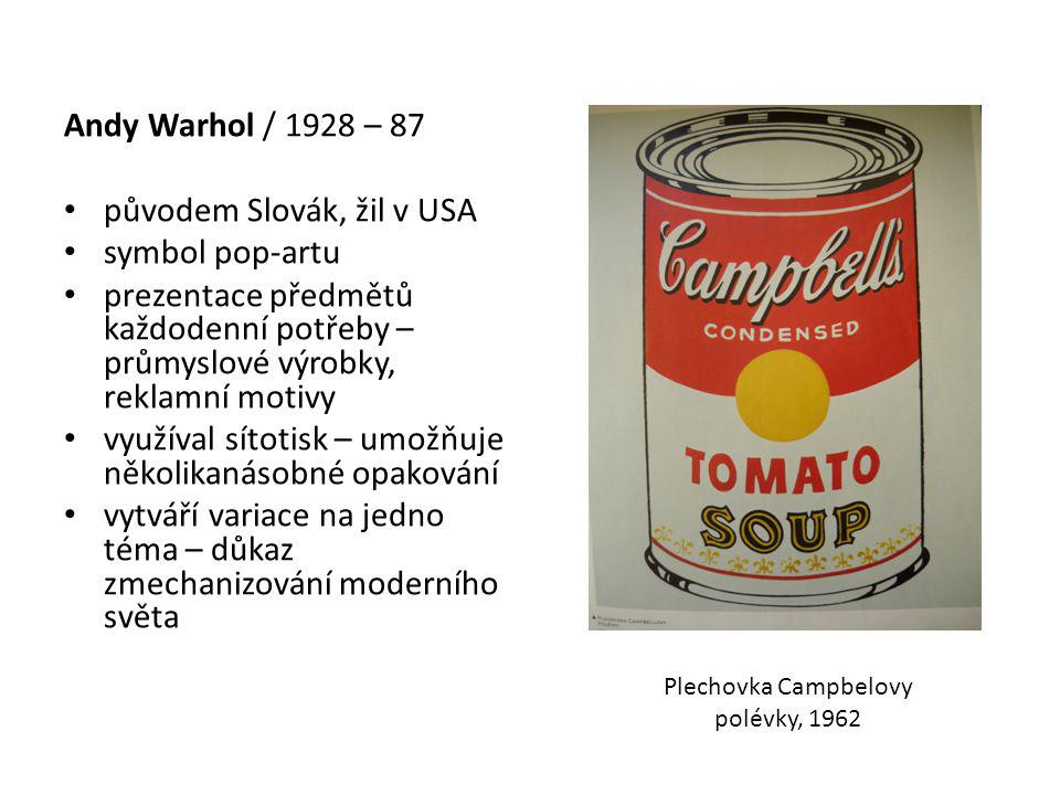 Plechovka Campbelovy polévky, 1962