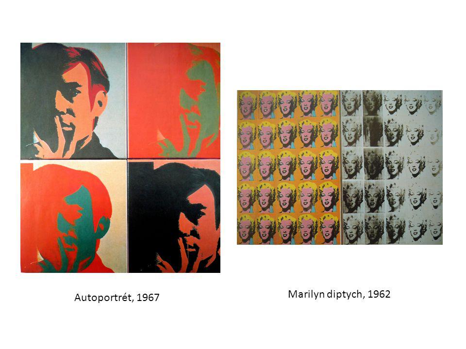 Marilyn diptych, 1962 Autoportrét, 1967