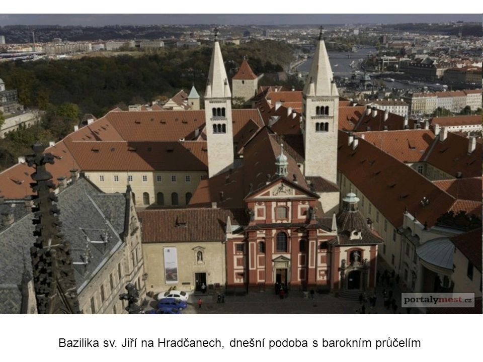 Bazilika sv. Jiří na Hradčanech, dnešní podoba s barokním průčelím