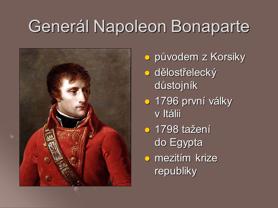 Generál Napoleon Bonaparte