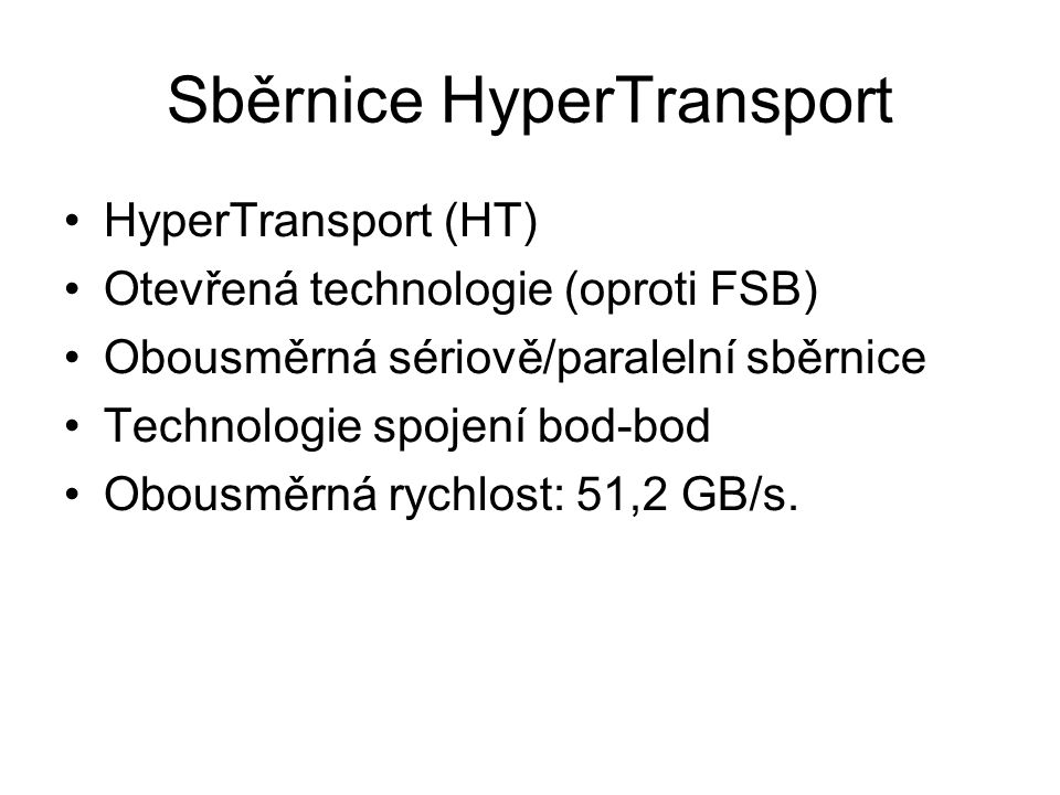 Sběrnice HyperTransport