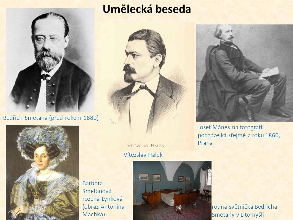 Umělecká beseda Bedřich Smetana (před rokem 1880)