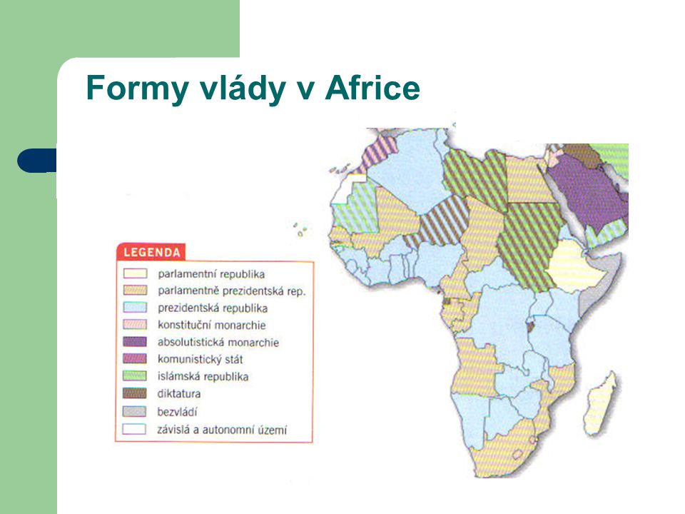 Formy vlády v Africe