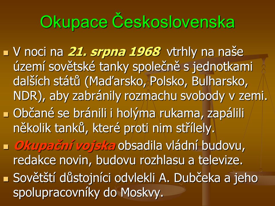 Okupace Československa