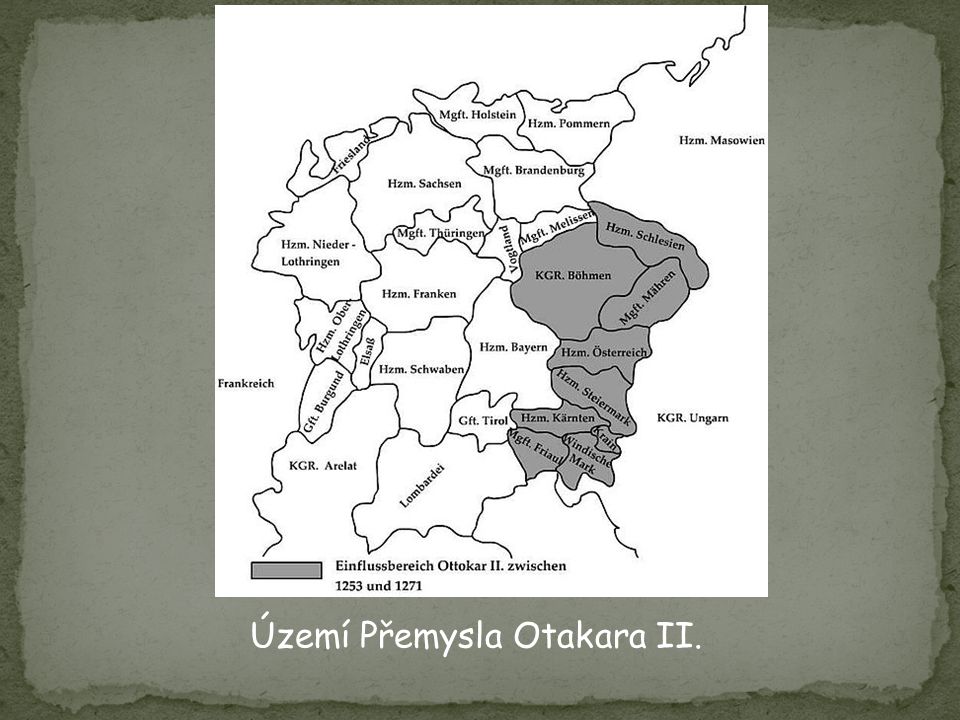 Území Přemysla Otakara II.