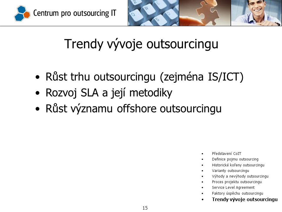 Trendy vývoje outsourcingu