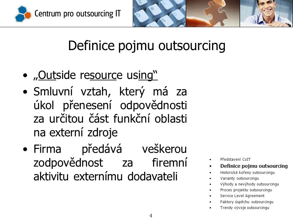 Definice pojmu outsourcing