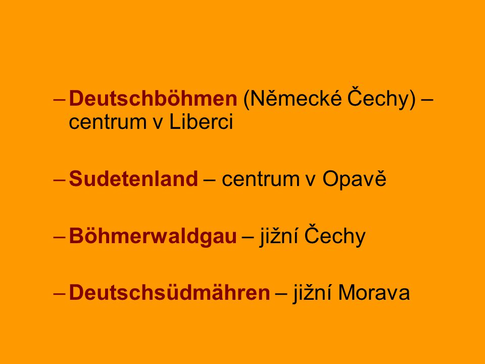 Deutschböhmen (Německé Čechy) – centrum v Liberci