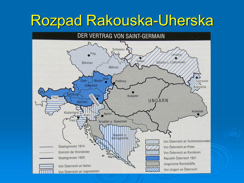 Rozpad Rakouska-Uherska