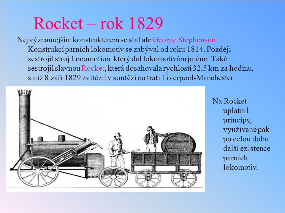 Rocket – rok 1829