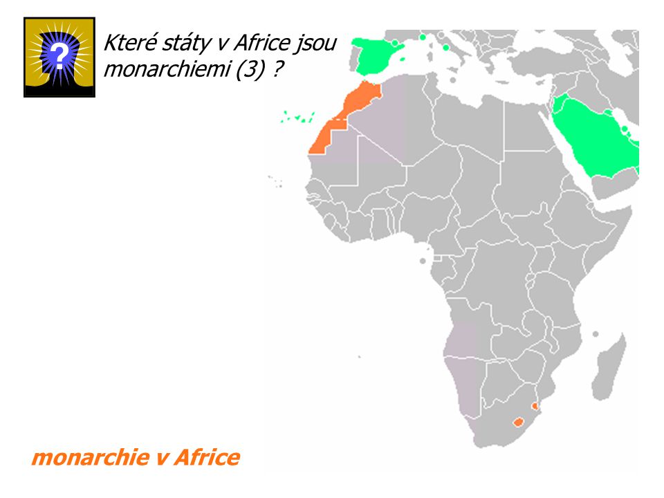 Které státy v Africe jsou monarchiemi (3)