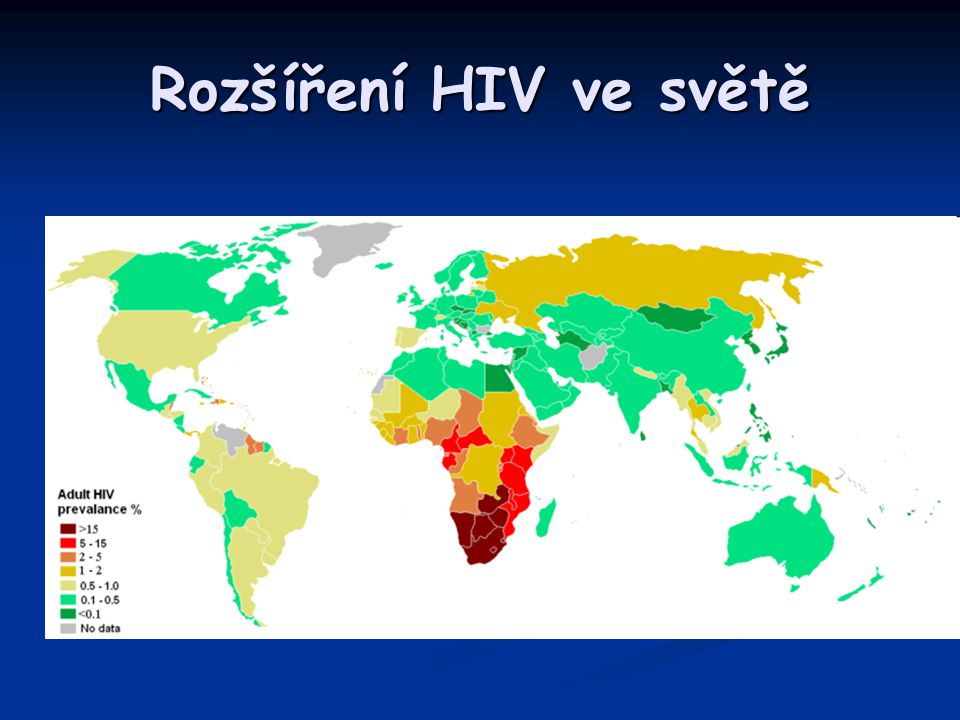 Rozšíření HIV ve světě