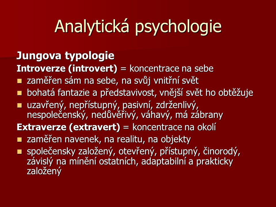 Analytická psychologie
