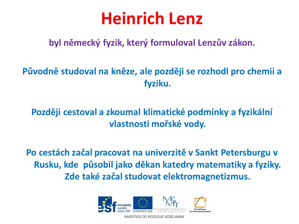 Heinrich Lenz