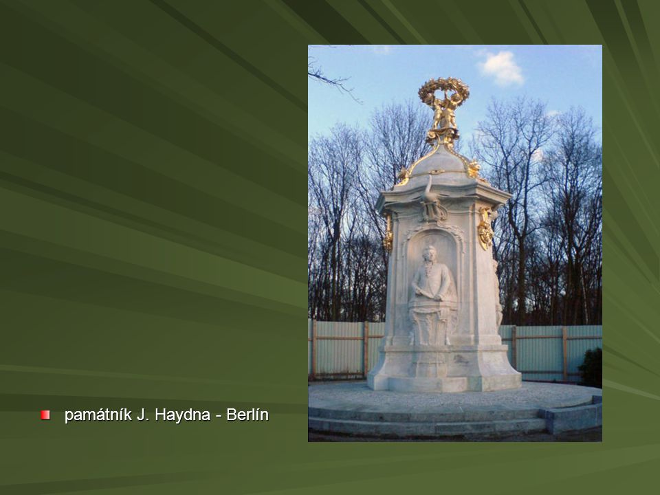 památník J. Haydna - Berlín