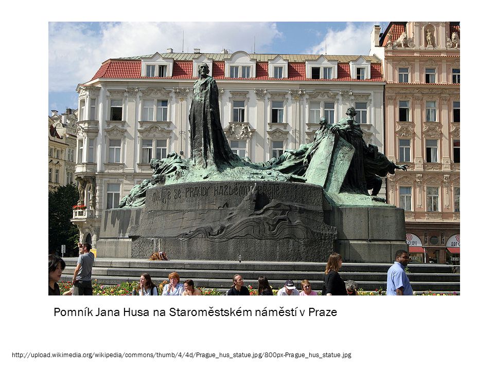 Pomník Jana Husa na Staroměstském náměstí v Praze