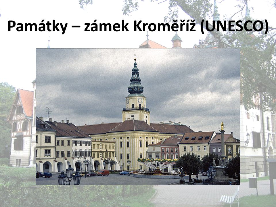 Památky – zámek Kroměříž (UNESCO)