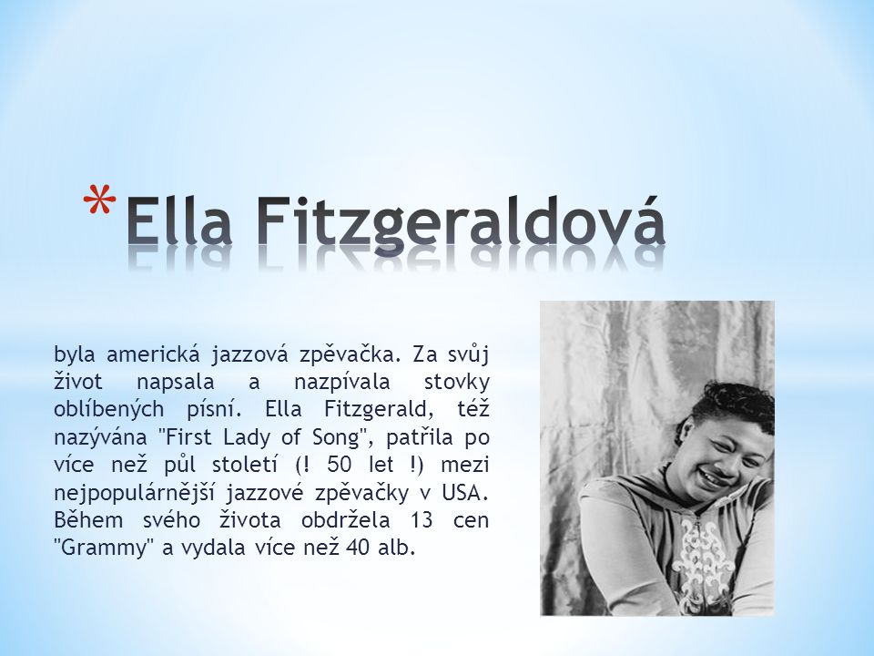 Ella Fitzgeraldová