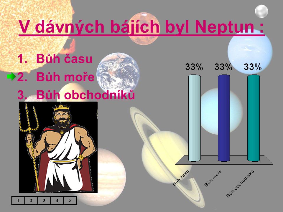 V dávných bájích byl Neptun :