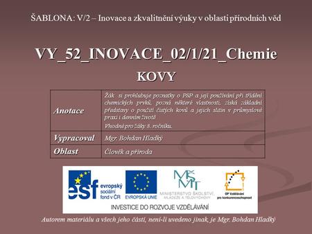 VY_52_INOVACE_02/1/21_Chemie