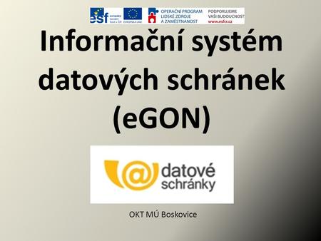 Informační systém datových schránek (eGON)