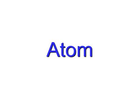 Atom.