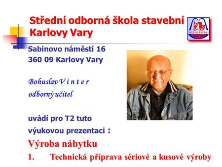 Střední odborná škola stavební Karlovy Vary
