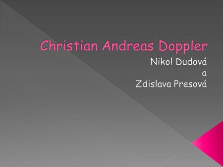 Christian Andreas Doppler