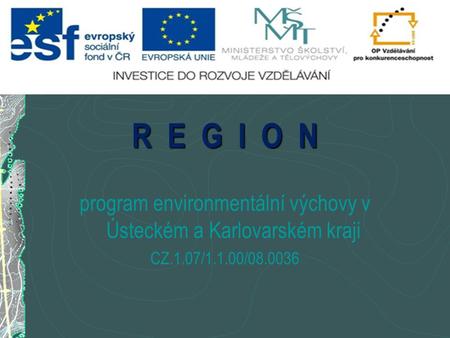 program environmentální výchovy v Ústeckém a Karlovarském kraji
