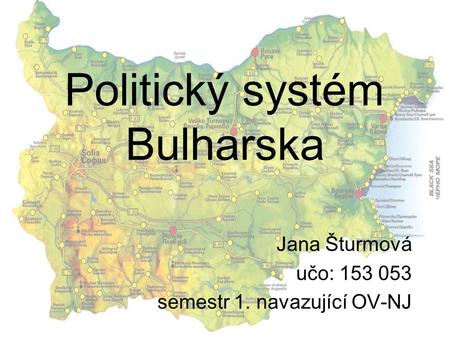 Politický systém Bulharska