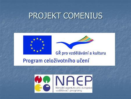 PROJEKT COMENIUS. OBSAH Cíle projektu Comenius (dle Národní agentury pro evropské programy) Cíle projektu Comenius (dle Národní agentury pro evropské.