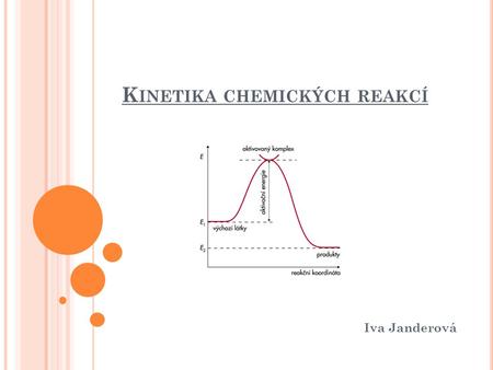 Kinetika chemických reakcí