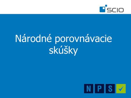 Národné porovnávacie skúšky