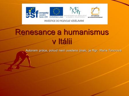 Renesance a humanismus v Itálii