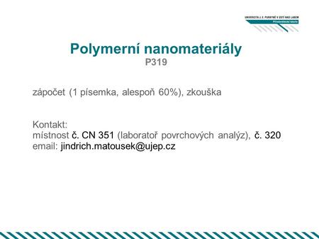 Polymerní nanomateriály