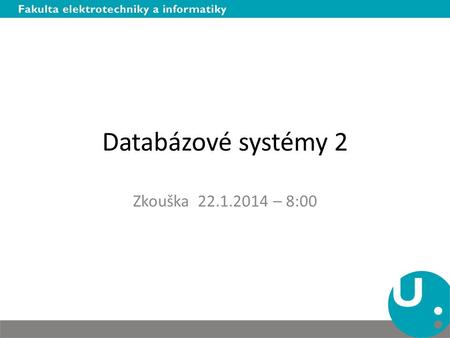 Databázové systémy 2 Zkouška 22.1.2014 – 8:00. Příklad I - Funkce Vytvořte funkci ZK_HR_ODDELENI (p_oddeleni_id NUMBER). Funkce vrátí řetězec, obsahující.