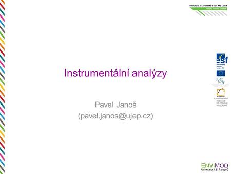 Instrumentální analýzy