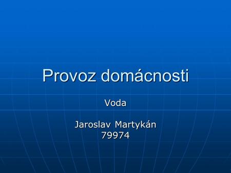 Voda Jaroslav Martykán 79974