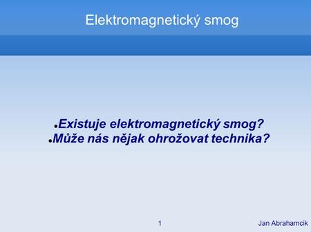 Elektromagnetický smog