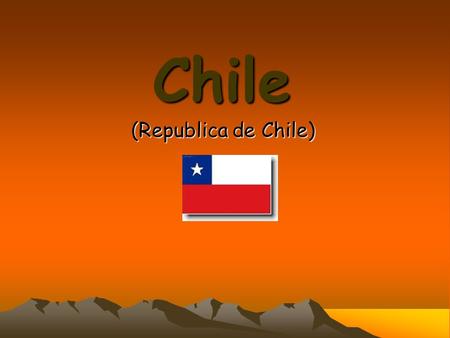 Chile (Republica de Chile).