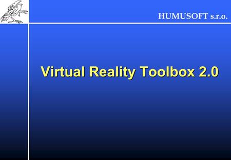 Virtual Reality Toolbox 2.0