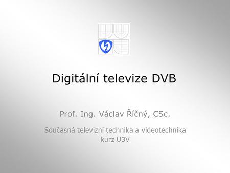 Digitální televize DVB