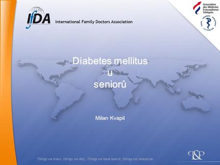 Diabetes mellitus u seniorů
