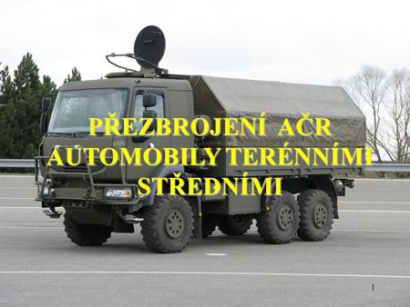 AUTOMOBILY TERÉNNÍMI STŘEDNÍMI