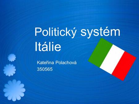 Politický systém Itálie