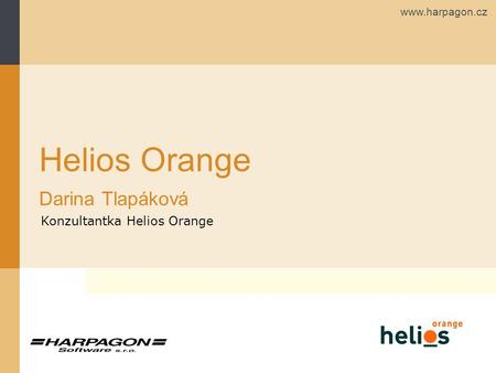 Helios Orange Darina Tlapáková Konzultantka Helios Orange.