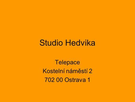 Telepace Kostelní náměstí Ostrava 1