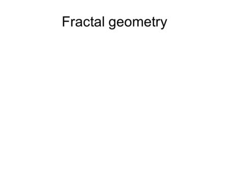 Fractal geometry. Lewis Richardson, Seacoast line length.