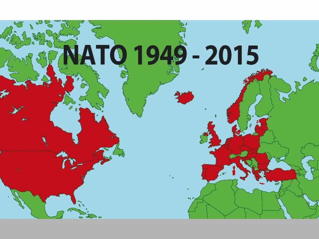 Страны нато 1950. Карта НАТО 1991. НАТО 1949 карта. Границы НАТО 1991 года на карте. Карта НАТО В 1949 году.